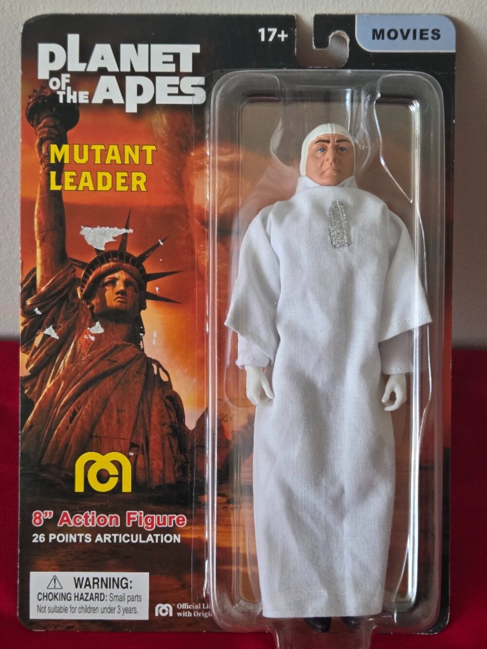 2021 MEGO, PLANET OF THE APES, MUTANT LEADER MENDEZ ACTION FIGURE, MINT IN THE P